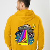 Rainbow Beam Pizza Hoodie