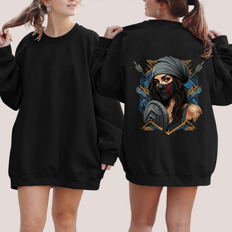 Battle-Ready Beauty Sweater
