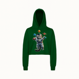 Cosmic Kitty Cropped Hoodie