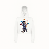 Cosmic Kitty Cropped Hoodie